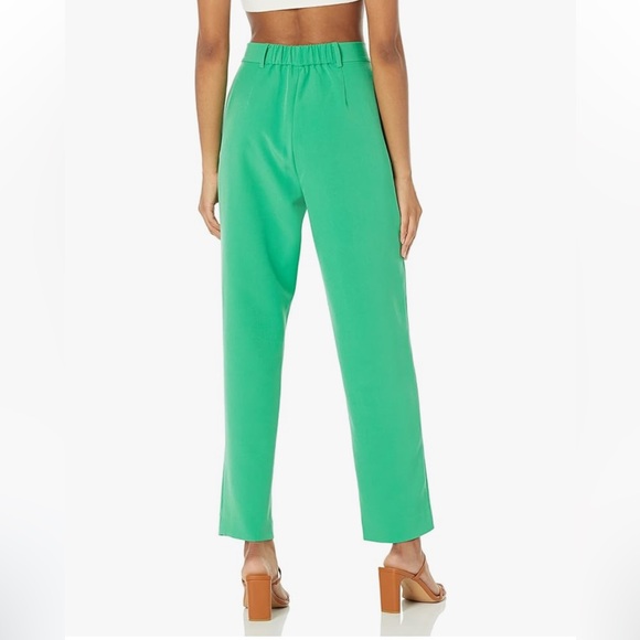 The Drop Abby Front Flat Pant (in color Jade) - Picture 3 of 6